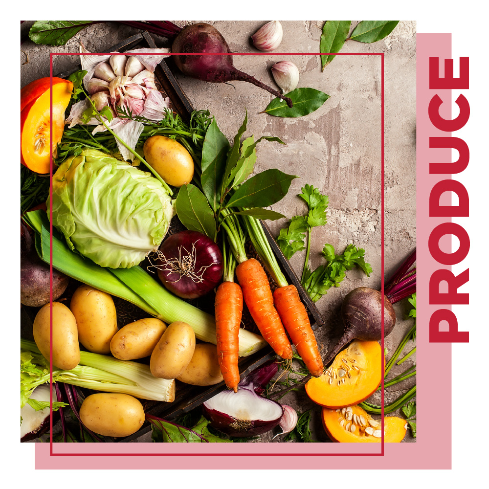 Variety of Vegetables on a Table